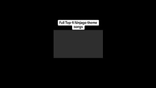 My Top 4 Ninjago Themes!…