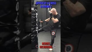 Heroes Training Center | Kickboxing & MMA "How To Double Up" Uppercut & Cross & Round 2 | #Shorts