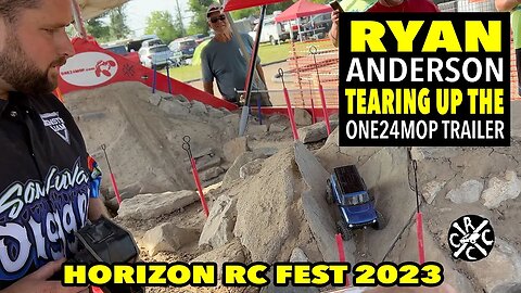 Ryan Anderson Tearing Up The 1:24 Scale Horizon RC Fest Course on the One24Mop Trailer @RyanAndersonMT