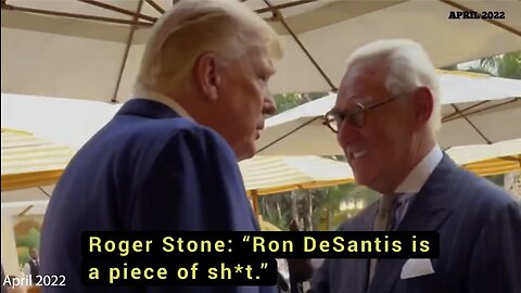 Roger Stone | Is Roger Stone Prophetic? "Ron DeSantis Is a Piece of Sh$%." - 4/22 + Come Join Roger Stone, General Flynn, Eric Trump, Patel, Donald J. Trump Jr., Breuer, Lara Logan, Amanda Grace, Dr. Stella & Team America In Las Vegas - 513