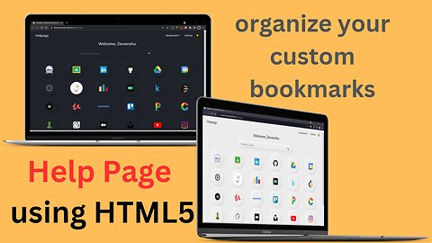 Helpage let you organize your custom bookmarks and most visited sites onto a basic webpage