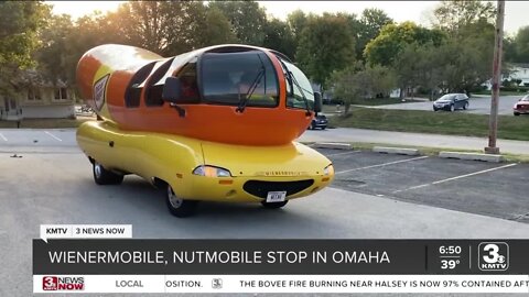Wienermobile, Nutmobile make a stop in Omaha