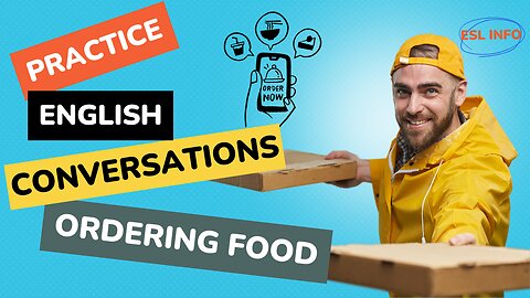 Ordering Food at a Restaurant || Practice ESL Conversations for Fluency