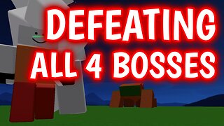 Beating all bosses in Beat Up Dummies Simulator at once