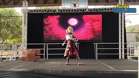 Apresentação Cosplay de Kazuha do jogo Genshin Impact no 23º Ribeirão Preto Anime Fest (2022)