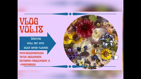 Vlog Vol 18! floral resin mix media