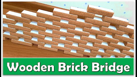 Wooden Brick Bridge | Fun Things To Do | Entertainment For All Ages | Cool Game |