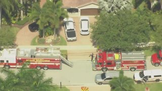Firefighters respond to Canyon Lakes in west Boynton Beach
