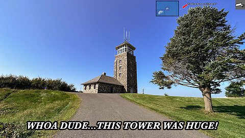 DISCOVERED THE QUABBIN OBSERVATION TOWER IN THE MIDDLE OF MASSACHUSETTS