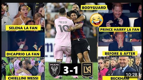 🤣🤣LA Fans' Celebrities & Prince Harry Shocking Reactions to Messi Performance & Assists vs LAFC!