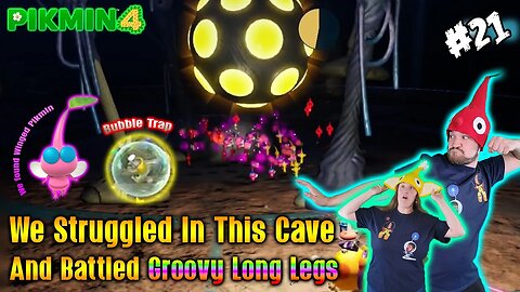 We Struggled in this cave & battled Groovy Long Legs | Below-Grade Discotheque & Pink Winged Pikmin!