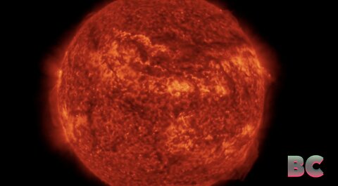 Massive eruption on sun hurls coronal mass ejection toward Earth