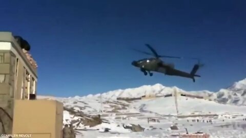 Apache helicopter crashes