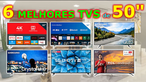 6 Melhores TVs de 50 Polegadas Para Comprar em 2021