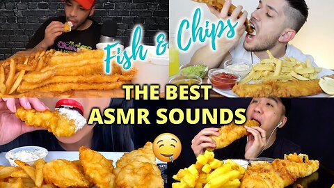 Crunchy Fish 🐟 And Chips🍟✨❤ ASMR | Mukbang *Big Crunchy Bites*