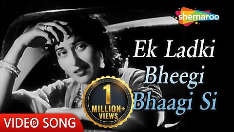 Ek Ladki Bhigi Bhagi Si | Chalti Ka Naam Gaadi Songs | Kishore Kumar | Madhubala | Rain Song