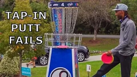 ROUTINE TAP-IN PUTTS GOING TERRIBLY WRONG - DISC GOLF COMPILATION