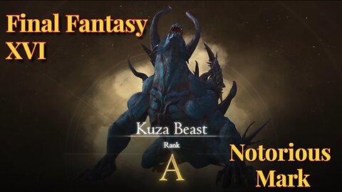 Notorious Mark - Kuza Hunt Board Final Fantasy XVI