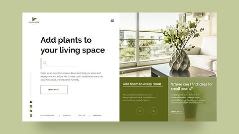 UI Design Tutorial For Interior Decoration Website | UI Designing In Adobe XD