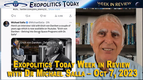 Exopolitics Today Week in Review with Dr Michael Salla – Oct 7, 2023