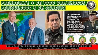 AO VIVO AGORA OUTRO GENERAL DO EXÉRCITO BRASILEIRO QUE PRENDEU MAIS DE 1000 CRIMINOSOS 08 de Janeiro