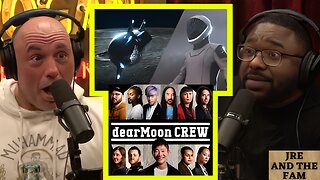 Joe Rogan: "Dear Moon" 8 Artists Flying TO the MOON!!? & Dinosaur Future Space Astronaut Movie !?