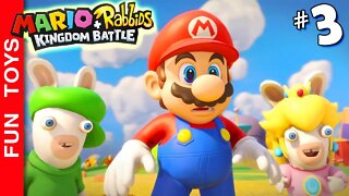 Mario + Rabbids Kingdom Battle #3 - Conseguimos novos PODERES para usar nos turnos e NOVAS ARMAS!!!