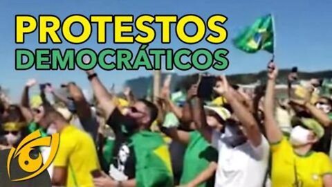 O Fim do Controle da Narrativa Pela Mídia: Manifestações democráticas e anti-democráticas d 01/06/20