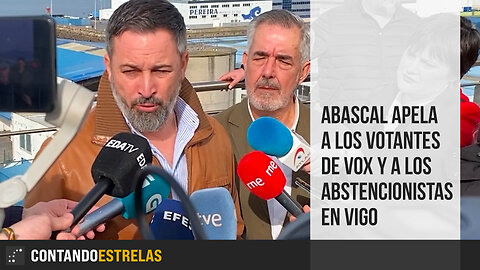 Abascal apela a los votantes de Vox y a los abstencionistas en Vigo