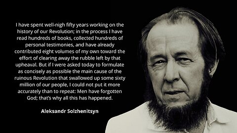 Aleksandr Solzhenitsyn’s 1983 Templeton Address