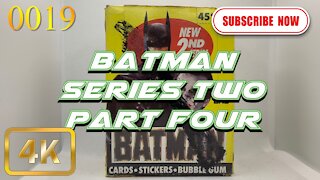 the[CARD]curator [0019] 'Batman' (1989) Trading Cards - Series 2 [4 of 6] [#batman #theCARDcurator]