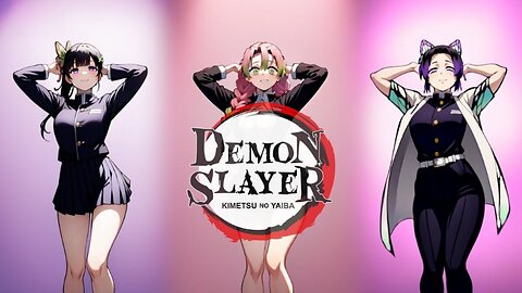 Demon Slayer Harem Dance: Tokio Drift x Hollaback Girl Remix! 鬼滅の刃 ハーレム ダンス 🎶👹✨