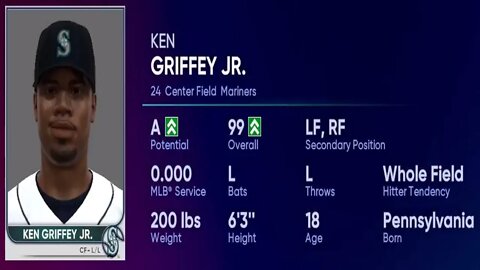 How To Create Ken Griffey Jr MLB 22
