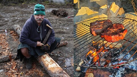 Episode 53\ Peeling logs and eating steaks