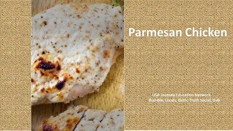 USA Journey Education Recipe Lesson Parmesan Chicken