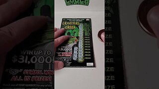 Graveyard Green Scratch Off Lottery Tickets! #lottery