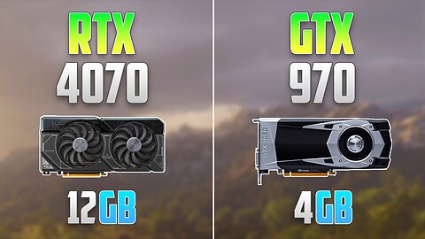 GTX 970 vs RTX 4070 - 9 Years of Evolution!