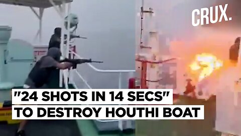 Did Crew With Steyr Rifles Destroy Houthi Drone Boat In Red Sea Or Was It Accidental Explosion?