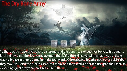 1 MINUTE FOR GOD: The Dry Bone Army. (SCRIPTURE)