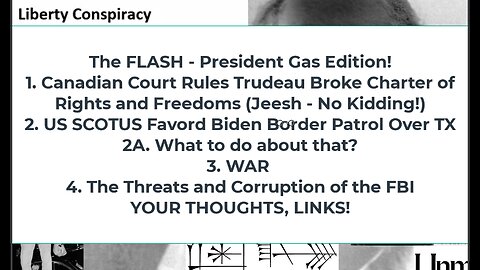 Liberty Conspiracy 1-23-24! NH Primary! Canadian Court v Trudeau, US Supreme v Texas Border, War!