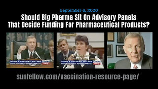 Should Big Pharma Sit On Advisory Panels That Decide Funding For Pharmaceutical Products?