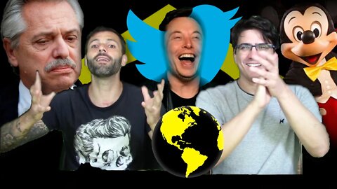 MUNDO LIBERTÁRIO - ELON MUSK compra o TWITTER, a DISNEY vai QUEBRAR e o TRATORAÇO na ARGENTINA