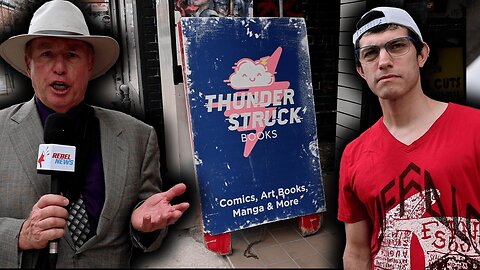 Kapow! Visitors to Toronto comic book store Thunderstruck had better wear a face diaper. Or else!