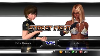 Reiko vs Aisha - Brutal Street Fight | Rumble Roses XX