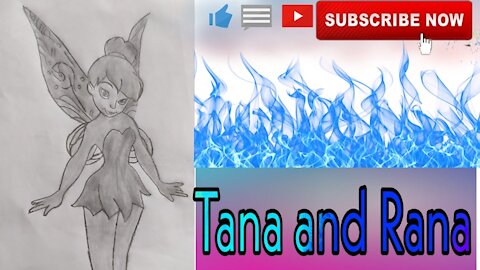 Draw Cartoon Tana and Rana in an easy way