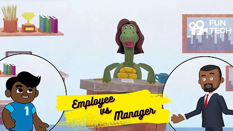 Employee vs Manager | Office Fun | Office Comedy Video with English Subtitle - Cartoon