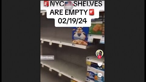 NYC Shelves Are Quickly Emptying Because Of Trucker Boycott