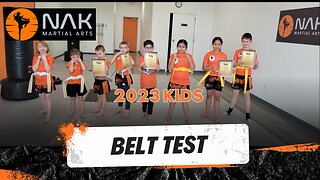 NAK Martial Arts belt test and promotions