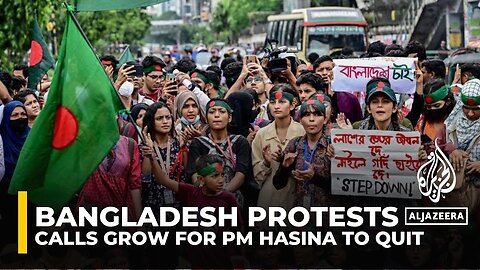 Dozens killed as Bangladesh protesters renew call for Hasina to quit