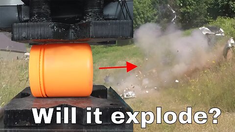 Can Tannerite Explode From the Pressure of a Hydraulic Press 50,000 psi